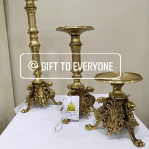 Brass Antique Candle Stand