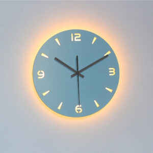 Round Shape Modern Designer Backlit Wall Clock