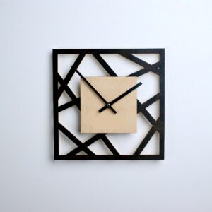 Elegant Design Modern Designer Wooden Wall Clock S6