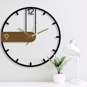Elegant Design Modern Designer Wooden Wall Clock