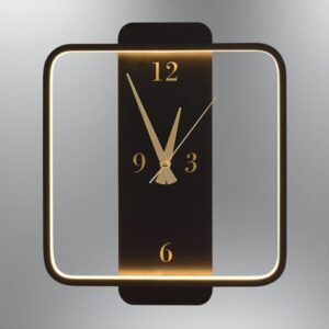 Modern Square/Circle Led Frame Designer Wall Clock