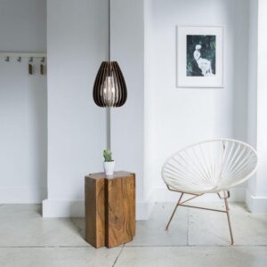 Drop Shape Wooden lamp Modern hanging chandelier